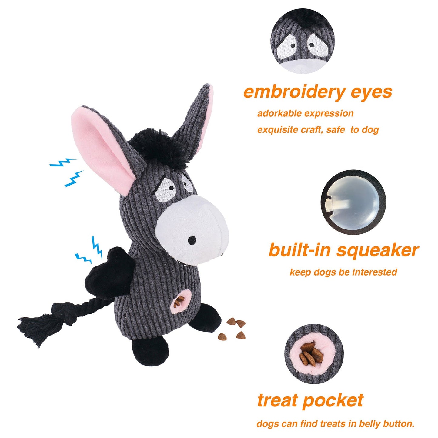 Fanyil⢠ChewLine Donkey Toy